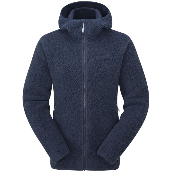 Veste polaire ski rando RAB SHEARLING HOODY W DEEP INK