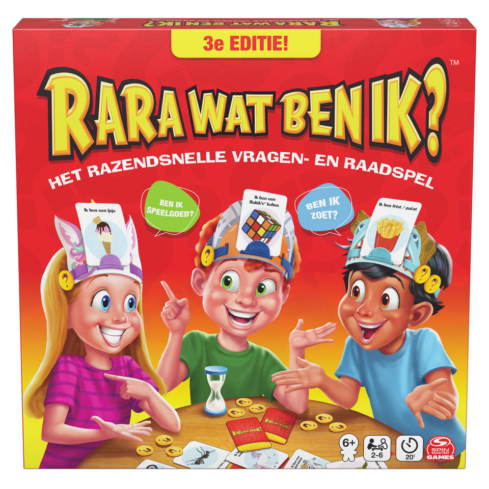 RARA wat ben ik? Hedbanz 3e editie 2025