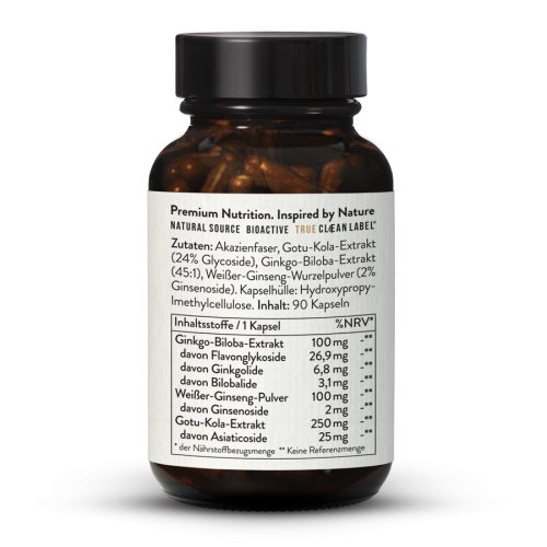 Sunday Natural Products  Ginkgo Ginseng Gotu Kola Komplex