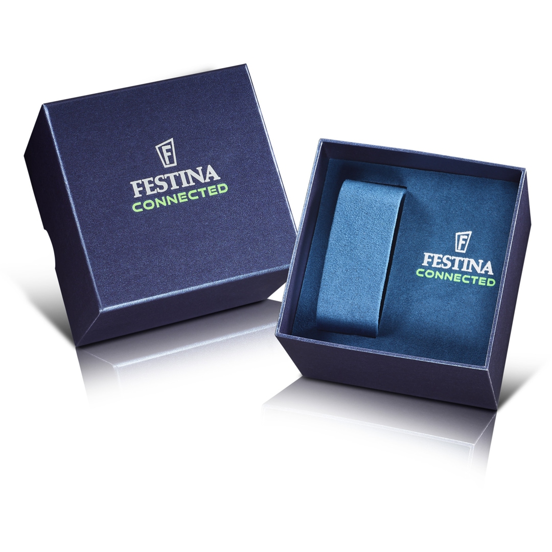 Festina Connected D Titan Schwarz / Rot Ø 44 mm