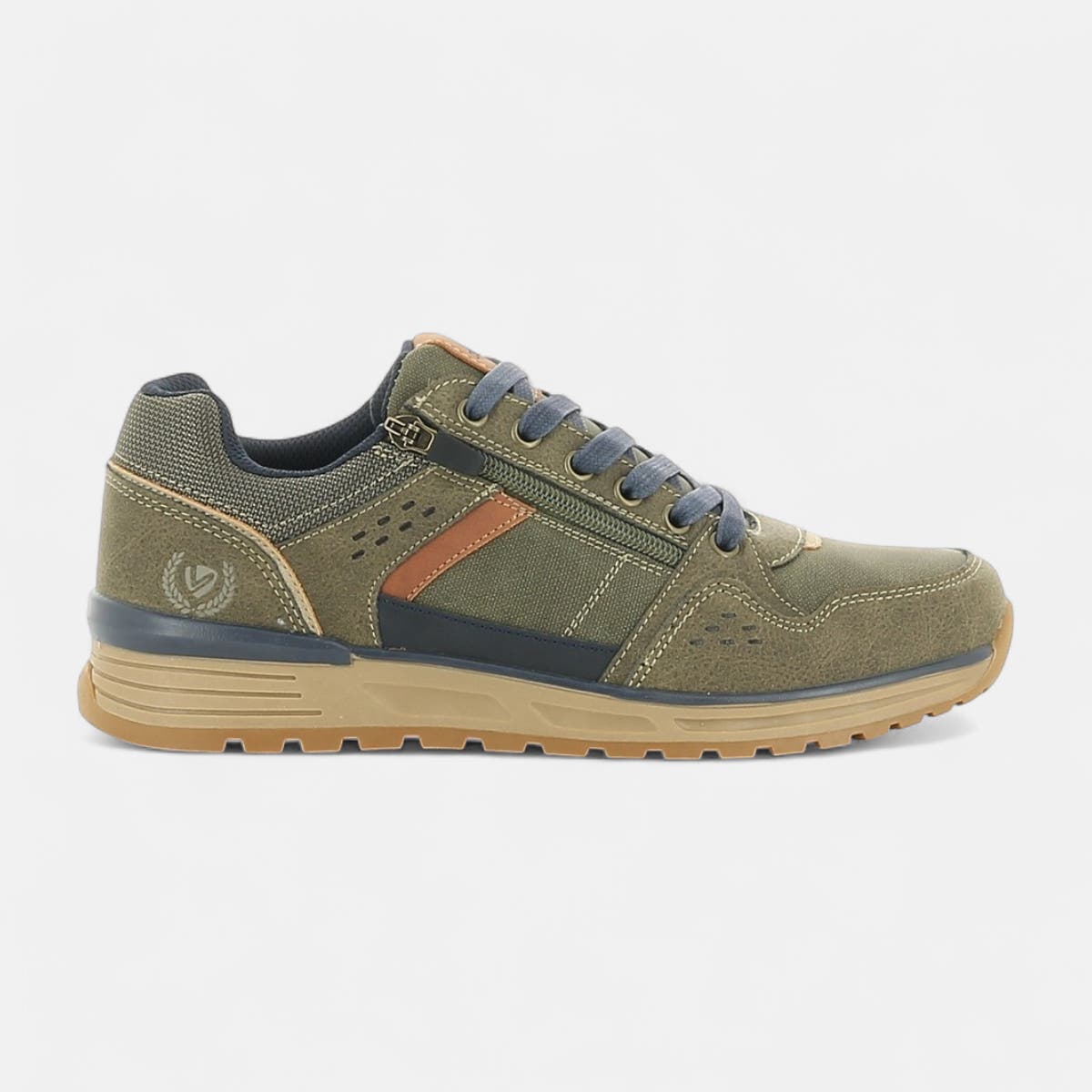 Baskets basses Homme kaki