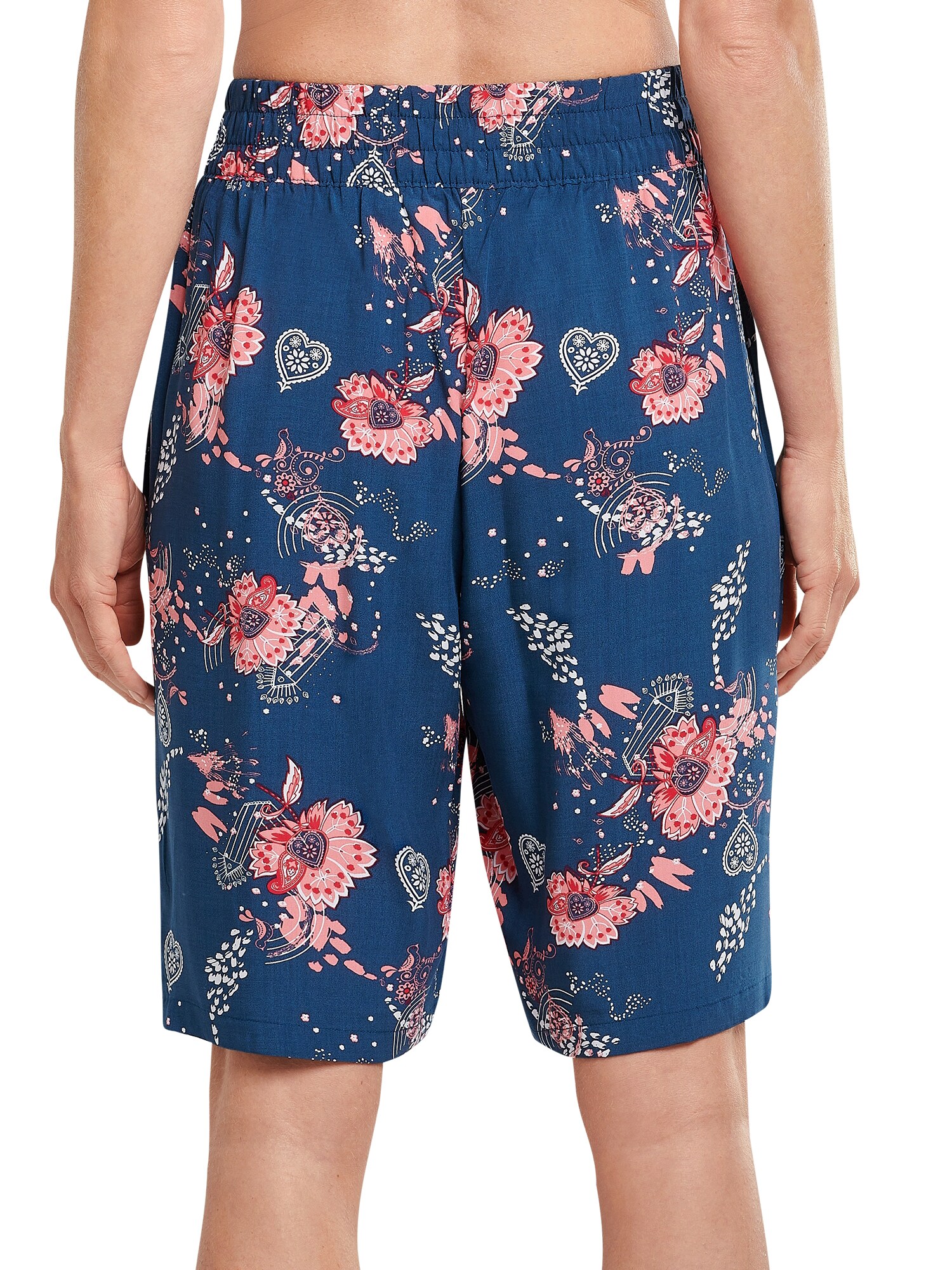 Schiesser Damen Pyjamahose Bermuda Mix & Relax