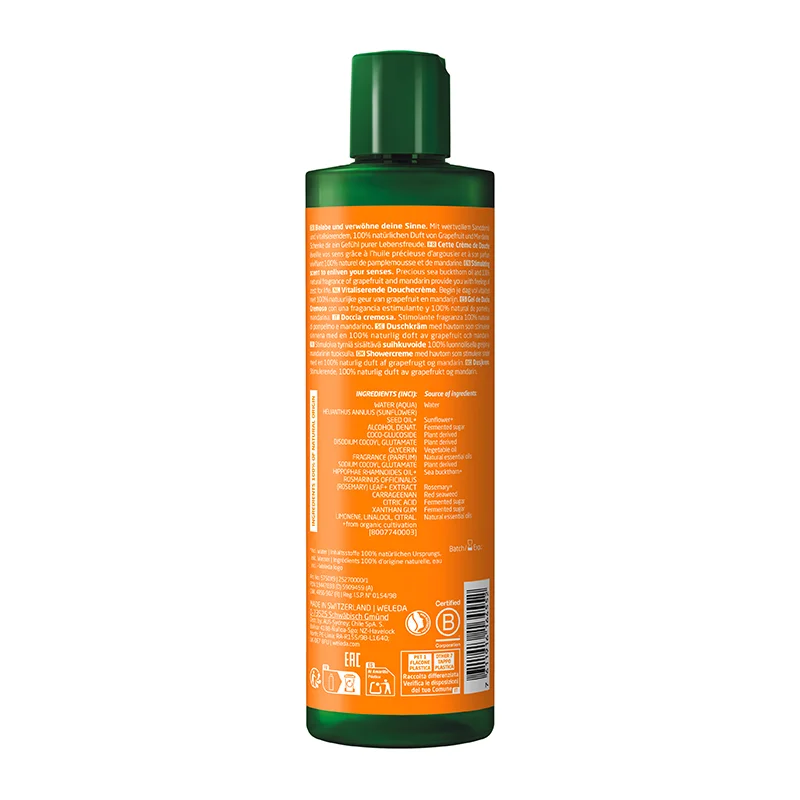 Vitality Shower Cream Sanddorn, 400ml