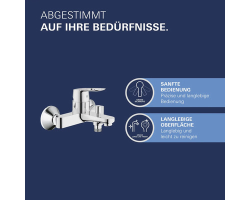 GROHE badkraan BAULOOP chroom 23341000