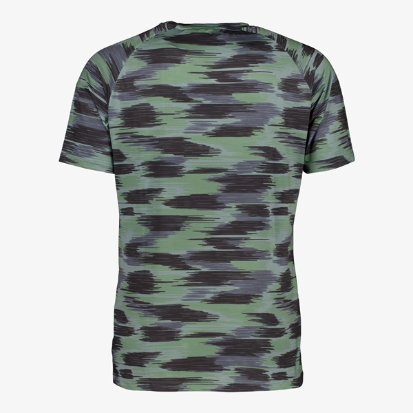 Osaga heren sport T-shirt met camouflage print