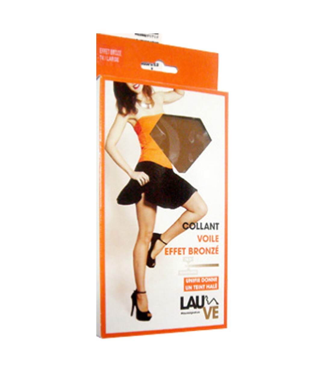 Collant Voile Femme Confort et Résistance LAUVE- Pack de 3 Paires- Collant Voile 18D Effet Bronzé
