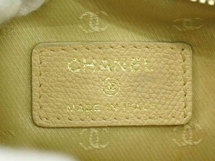 Chanel Vintage Chanel Pouch Beige