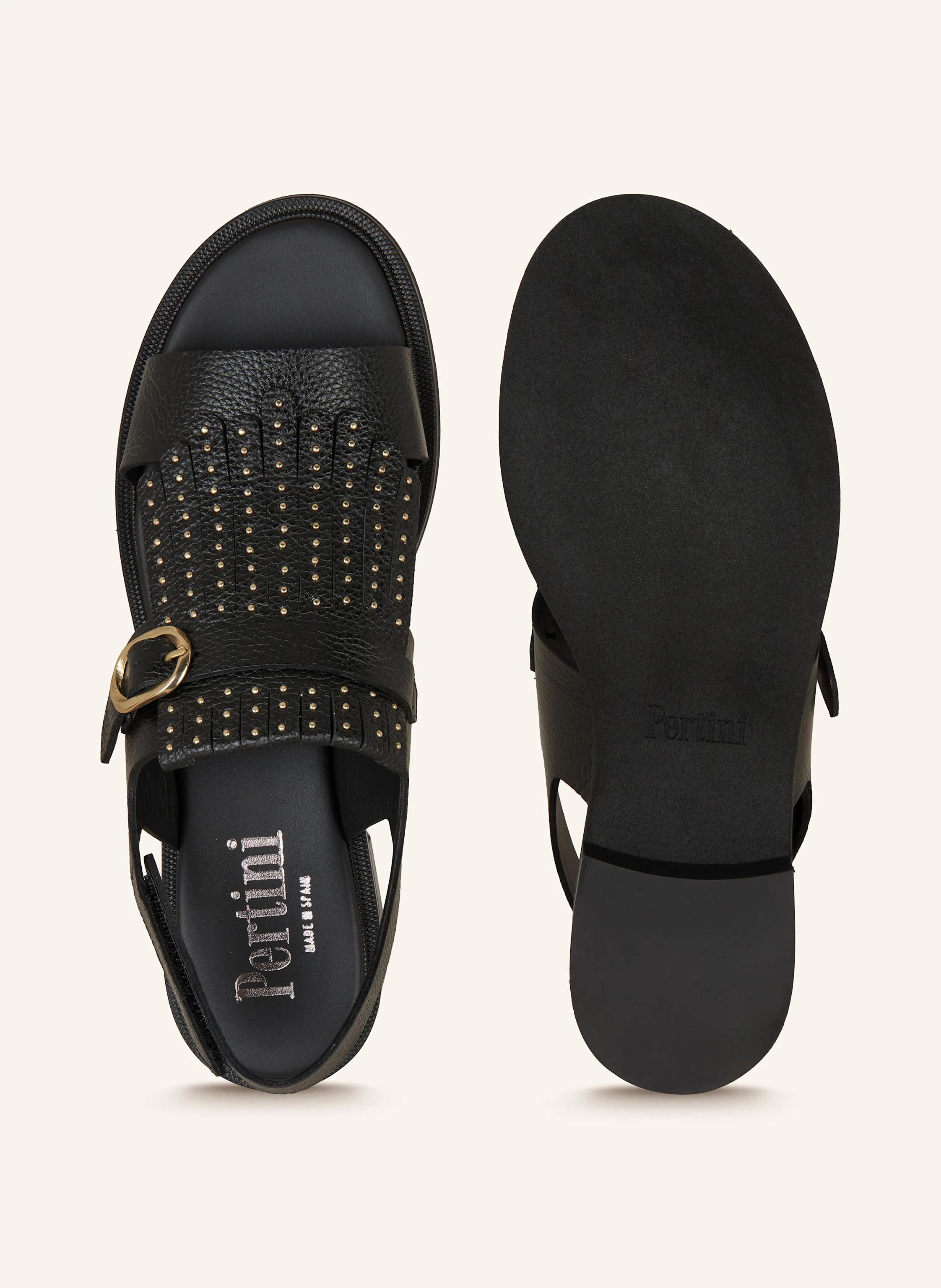 Pertini Sandalen mit Nieten