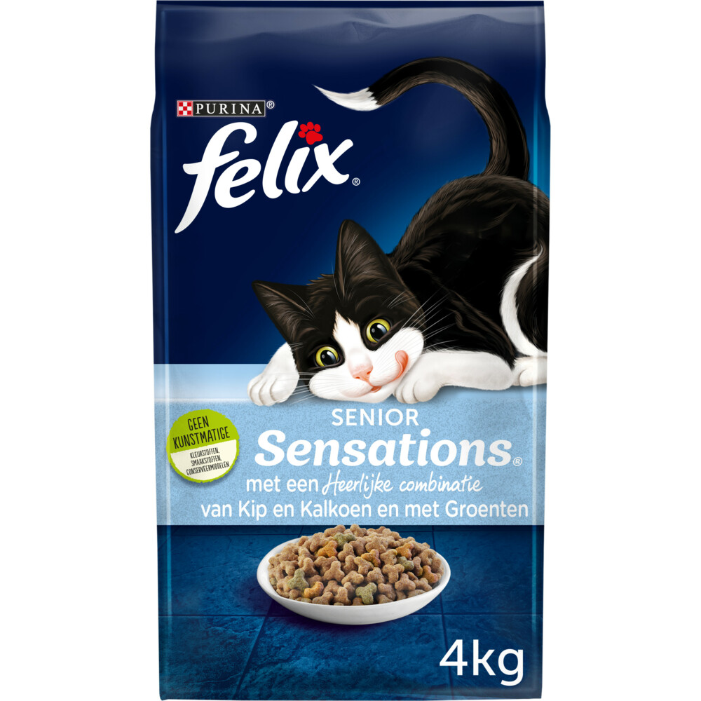 Felix Kattenvoer Senior Sensations4 kg