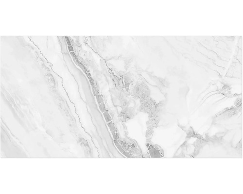 Porseleinen steengoed wand- en vloertegel Galaxy Azzuro 60 x 120 x 0,9 cm glanzend gerectificeerd