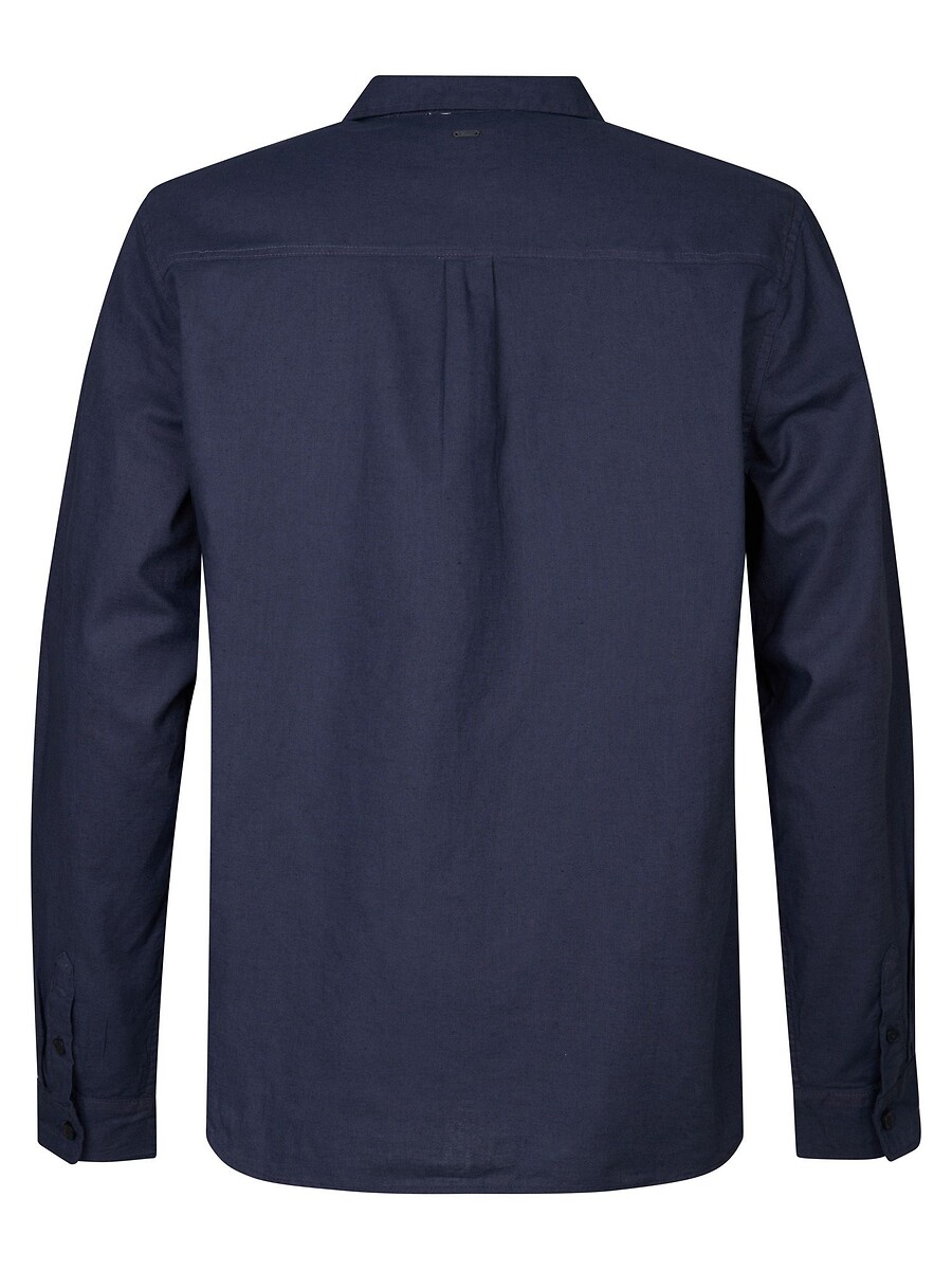 INDÚSTRIAS PETROLÍFERAS<br>Camisa de algodão e linho com corte reto