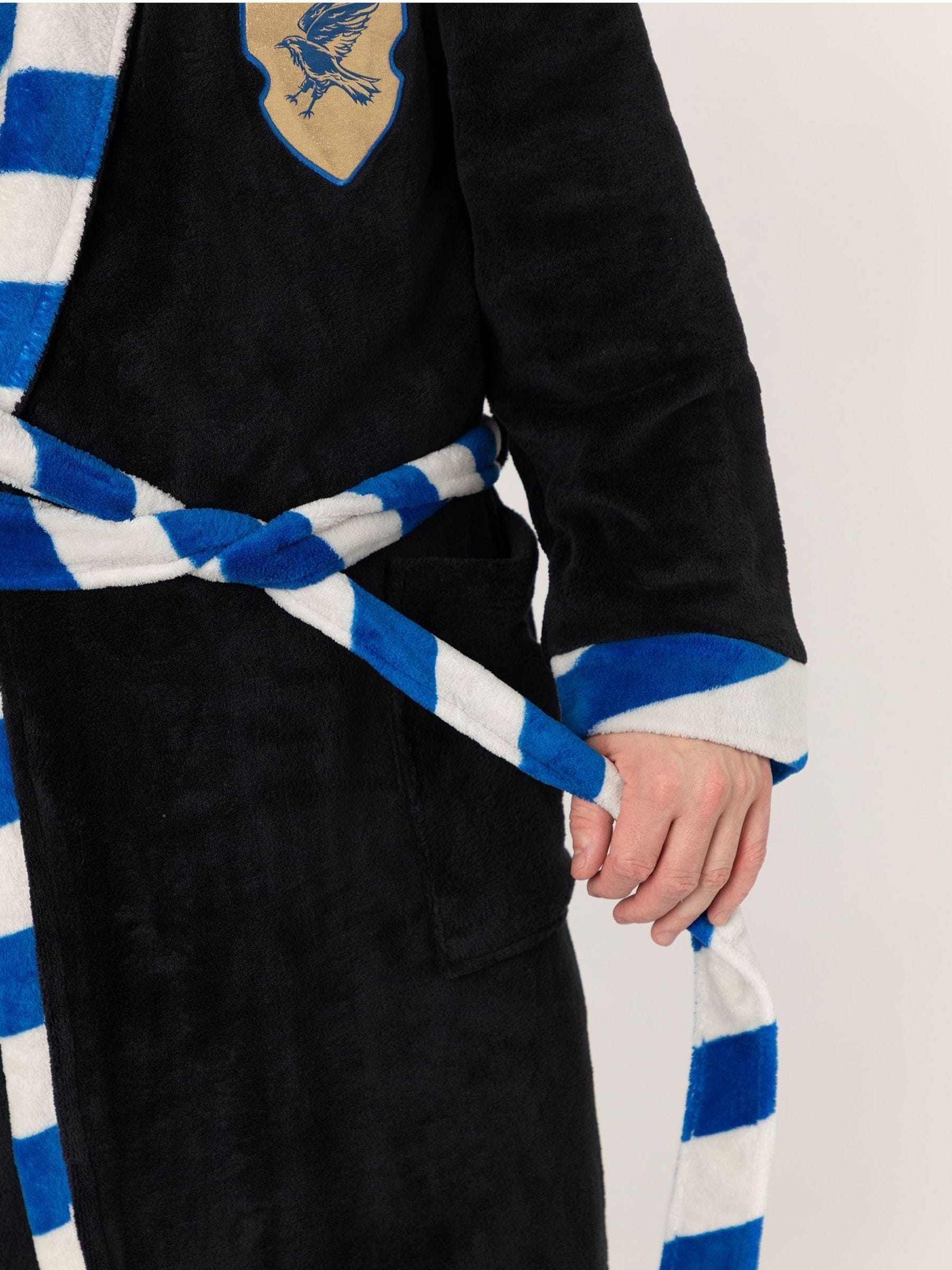 Zwart/blauw Ravenclaw - Vanilla Underground Harry Potter Hooded Bathrobe Dressing Gown