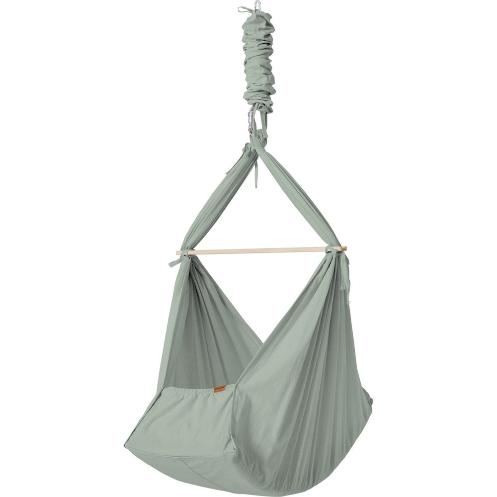 Køb MEMBANTU Sage Green Organic Baby Slyngevugge Basic