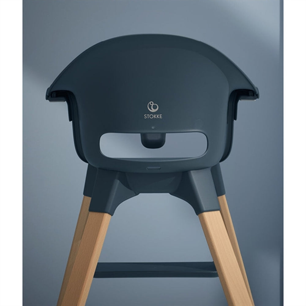 Clikk™ Højstol Fjord Blue - Stokke® → Luksusbaby.dk