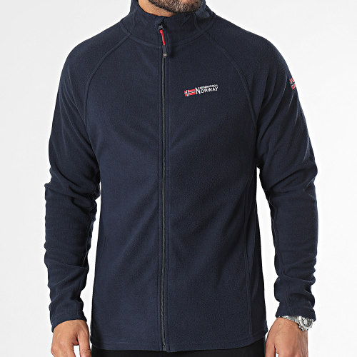 Sweat Zippé Polaire Bleu Marine