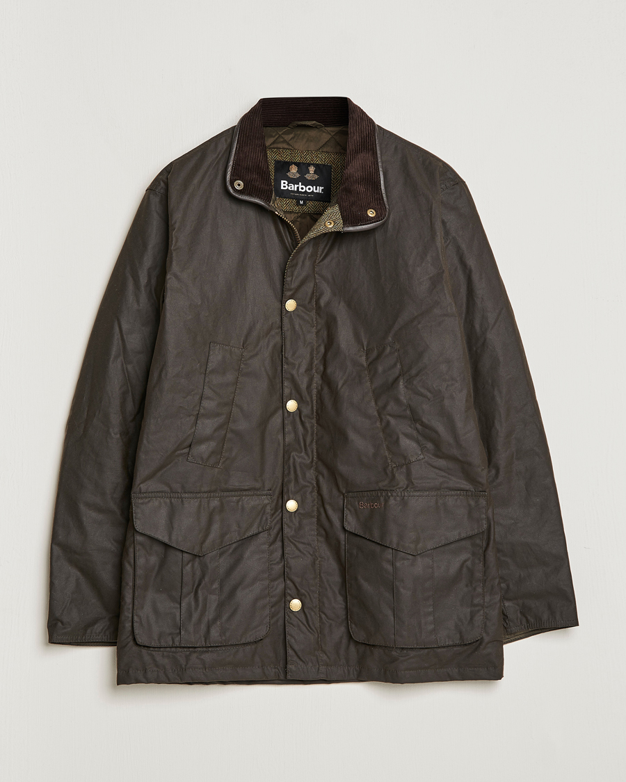 Barbour Lifestyle Hereford Wax Jacket Olive