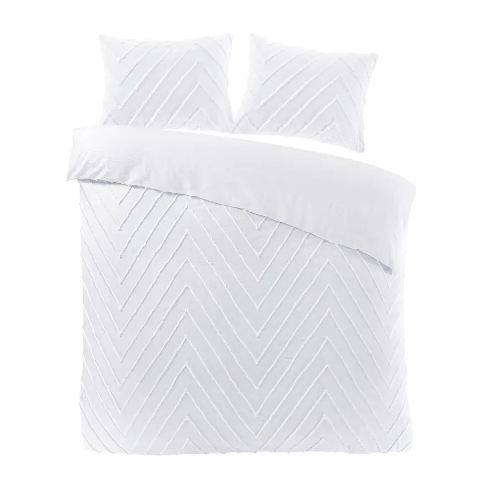 Papillon Valencia Dekbedovertrek - Tweepersoons - 200x200/220 cm - Wit