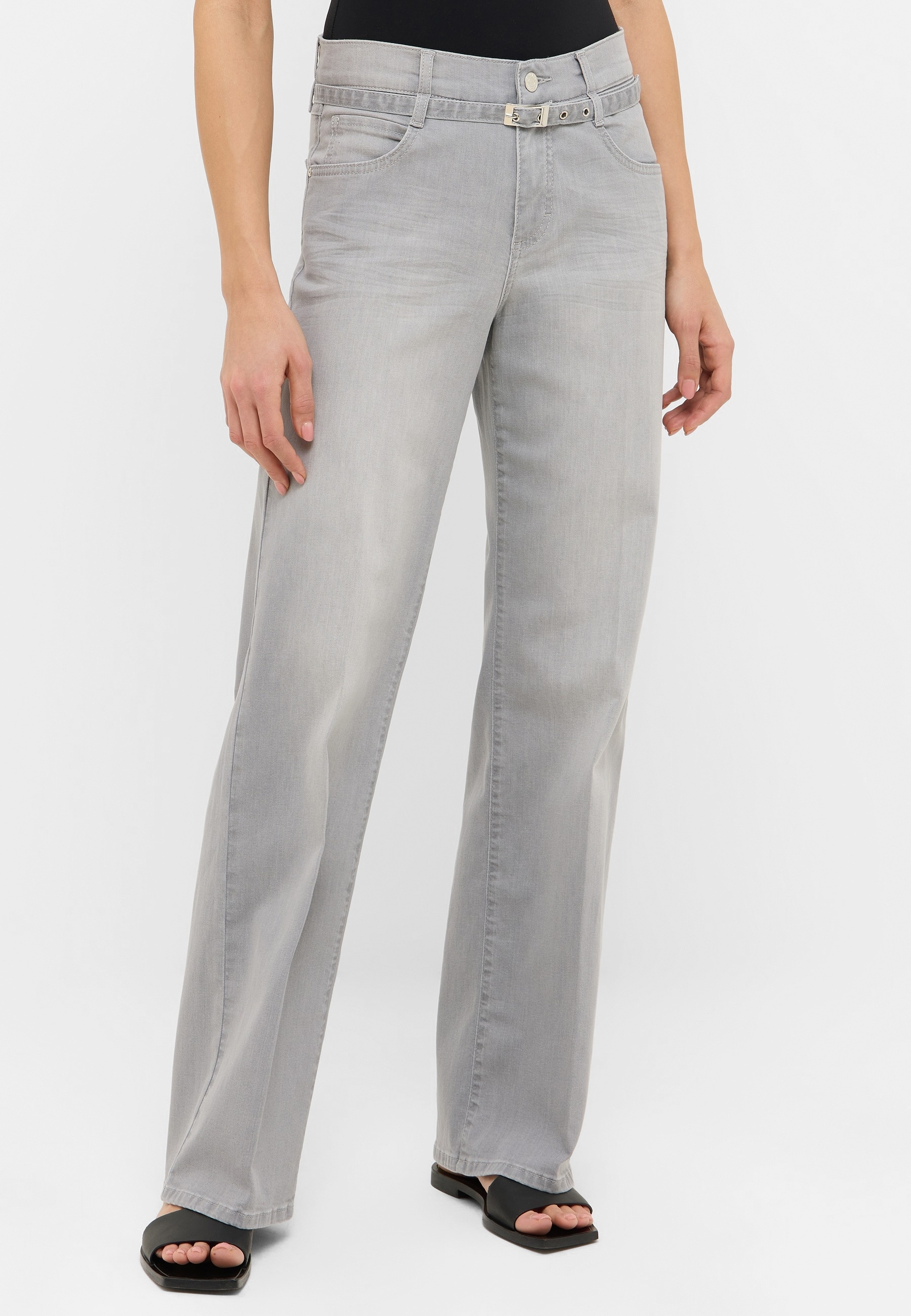 ANGELS Relax-fit-Jeans »LIZ BELT«, mit integriertem Gürtel