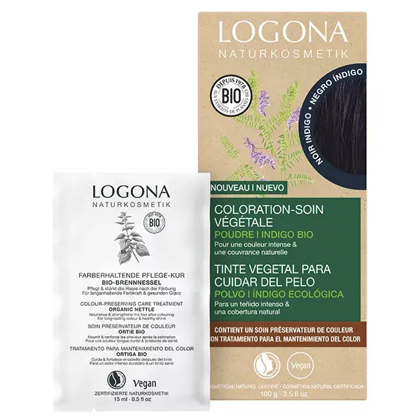 Logona Coloration-Soin Noir Indigo 100g