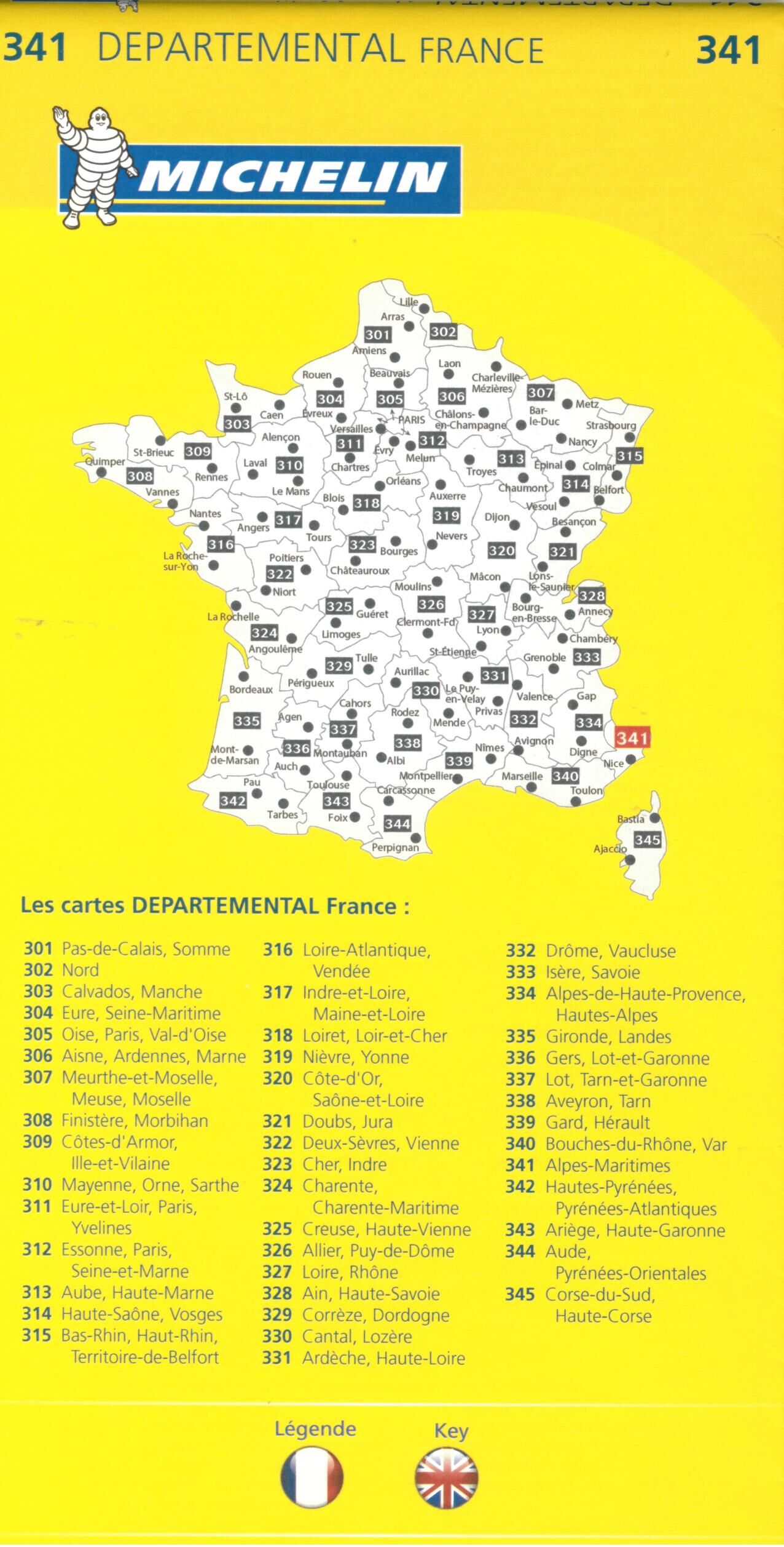 MICHELIN - 341 ALPES MARITIMES