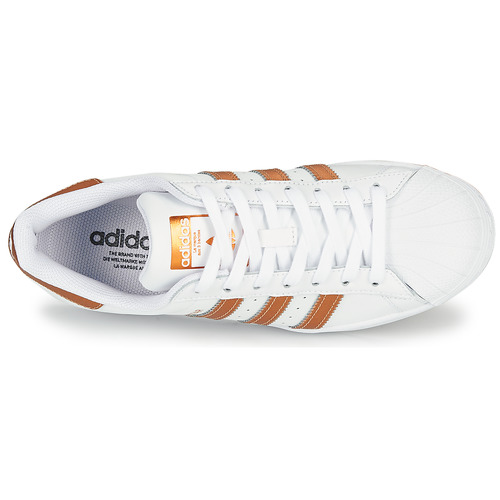 adidas Originals - SUPERSTAR W - Blanc / Bronze