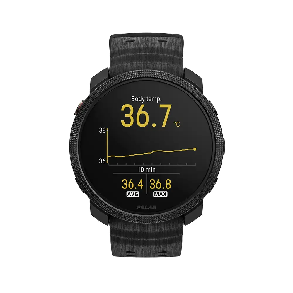 Polar Vantage M3 Sporthorloge Zwart/Zwart S-L