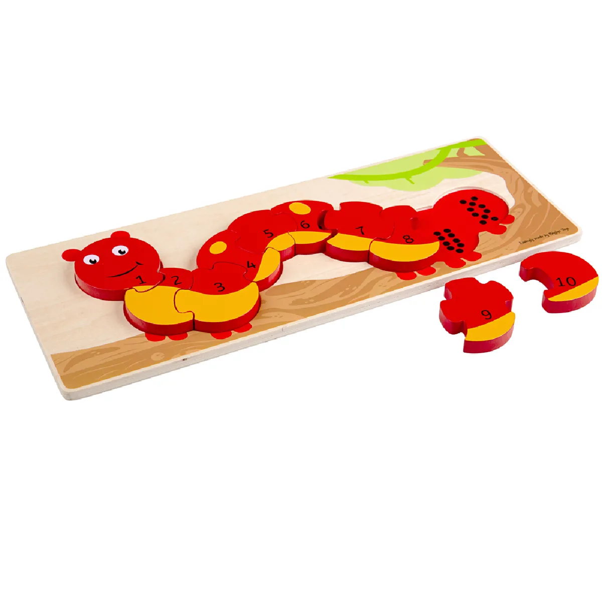 Bigjigs Toys Puzzle chenille numéro