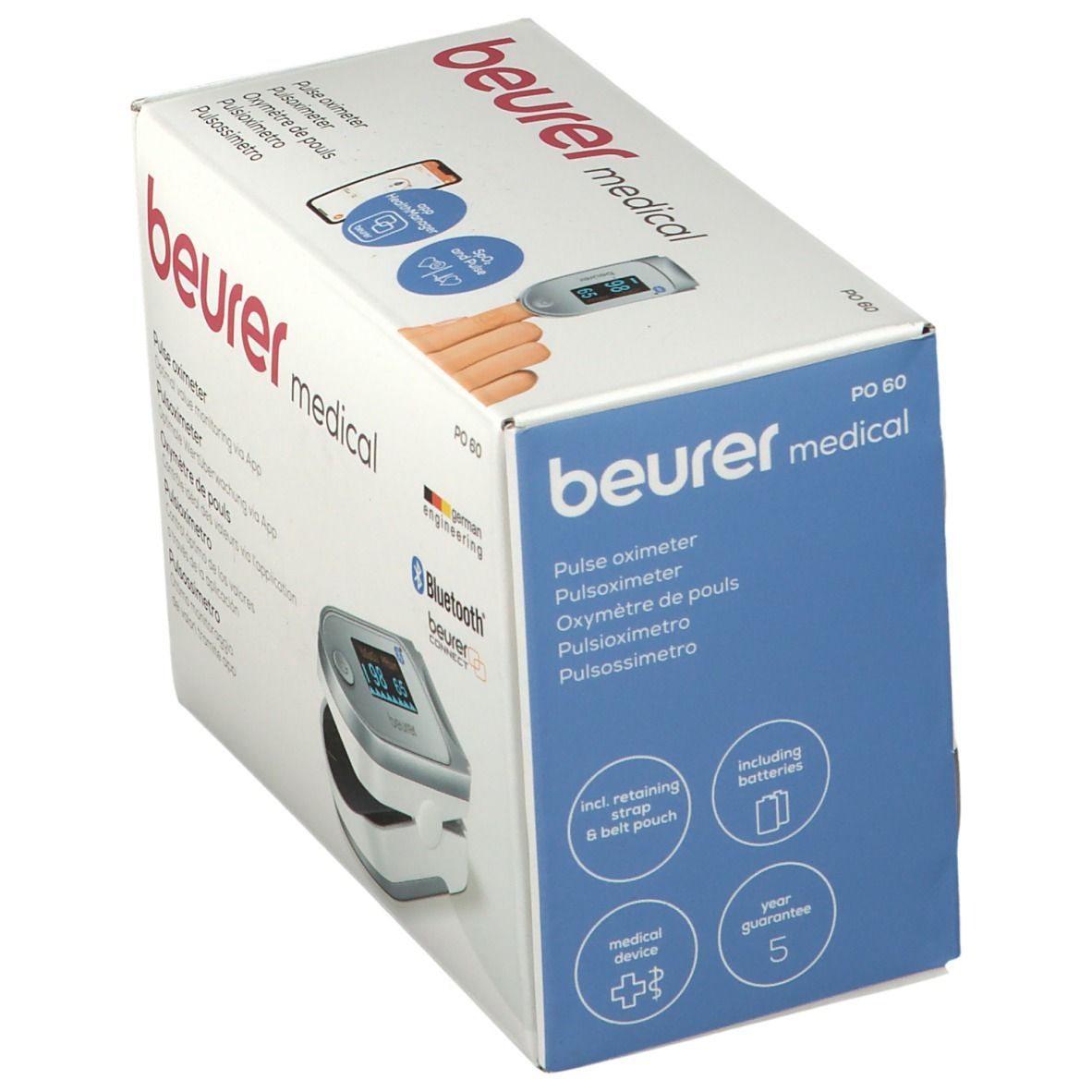 beurer Bluetooth Pulsoximeter PO60