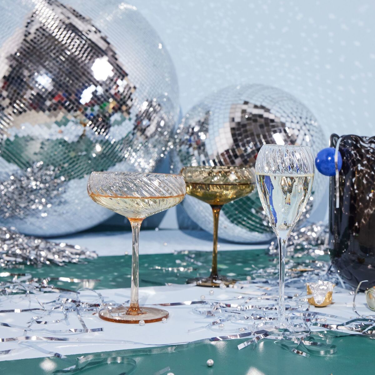 Opacity champagneglass 30 cl 2-pakning, brun