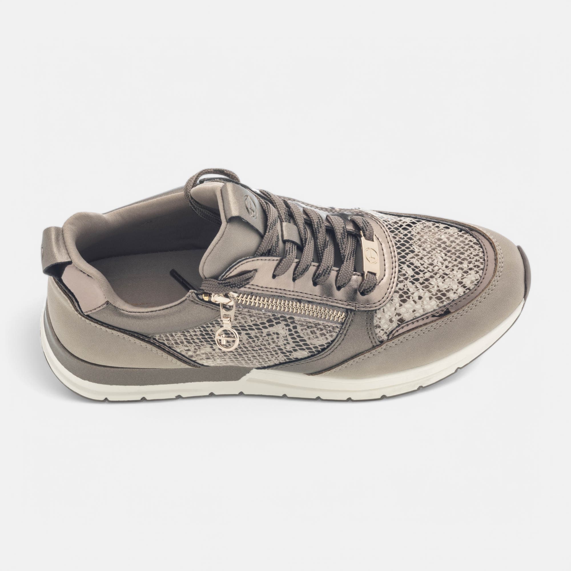 Baskets basses Femme taupe