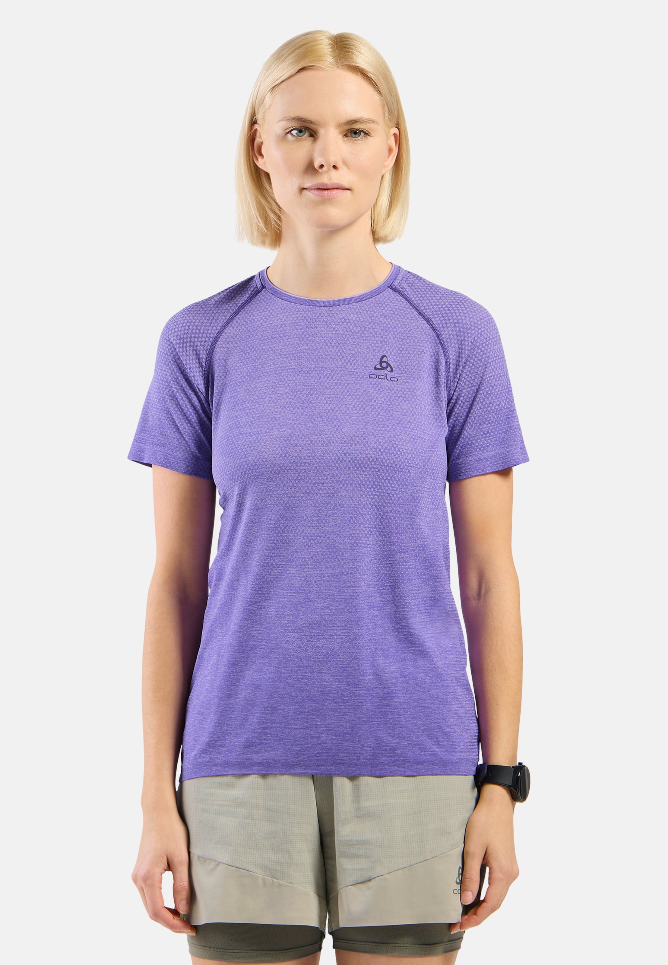 Essentials Seamless Laufshirt in afterparty melange