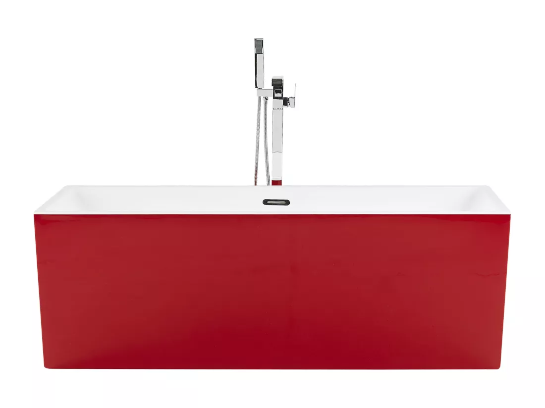 Baignoire îlot rouge 170 x 81 cm RIOS