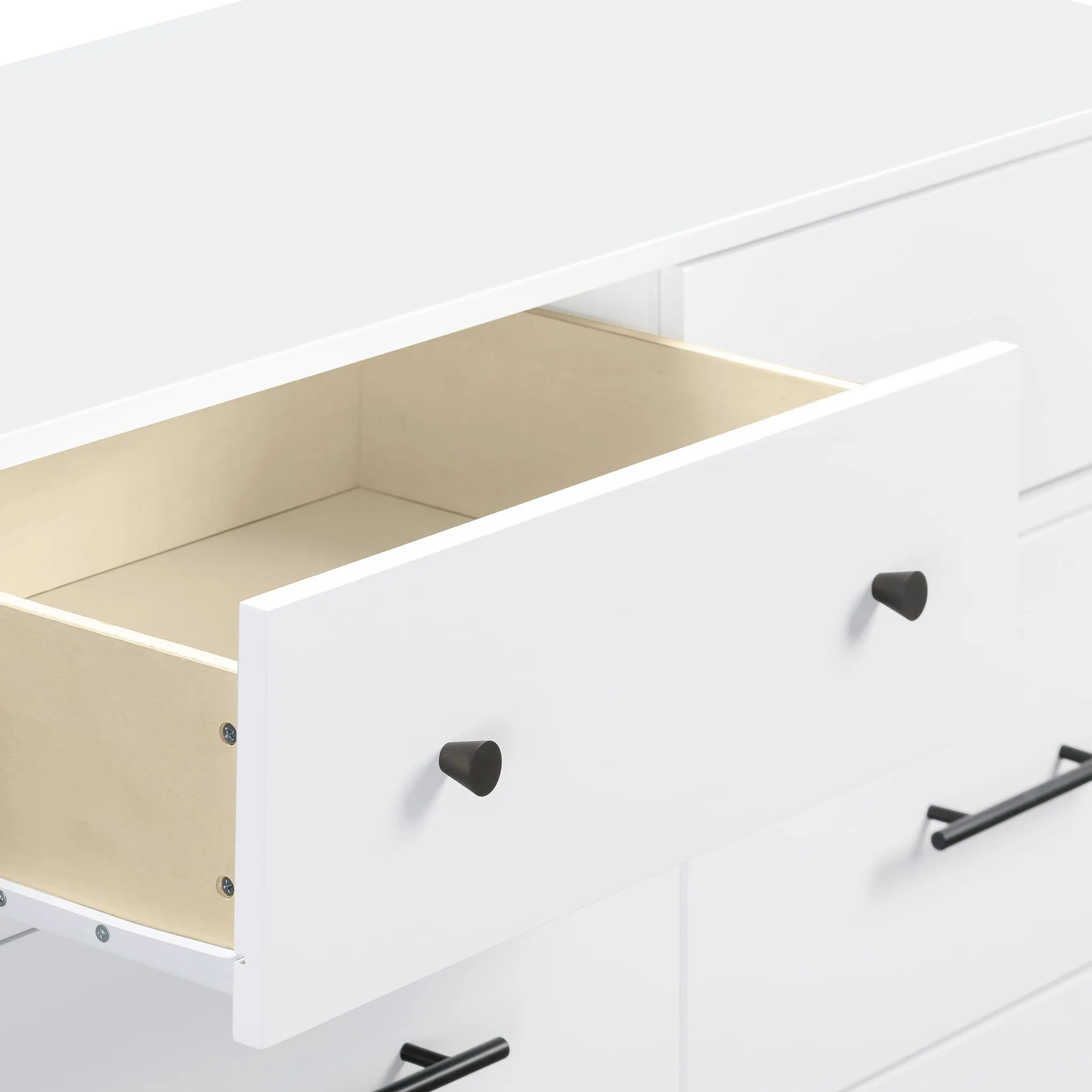DaVinci Bureau 6 Tiroirs Otto - Blanc