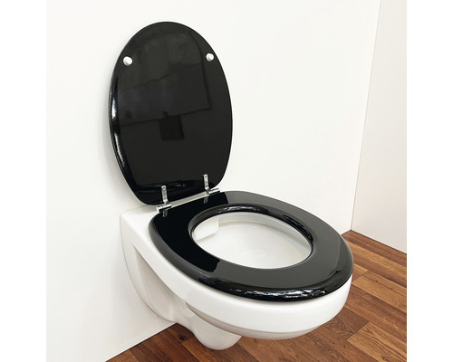 ADOB Amalfi toiletzitting, zwart