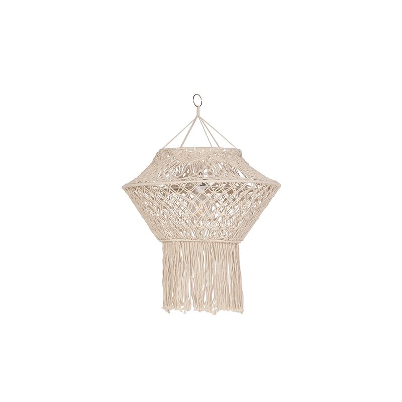 Macrame lampenkap naturel 90 cm