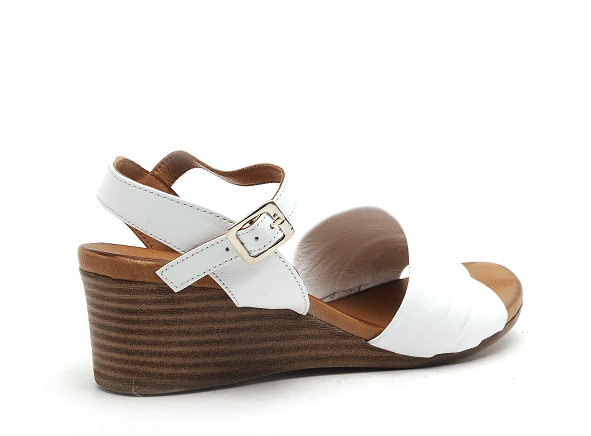 Coco abricot nu pieds talons femme minihy blanc