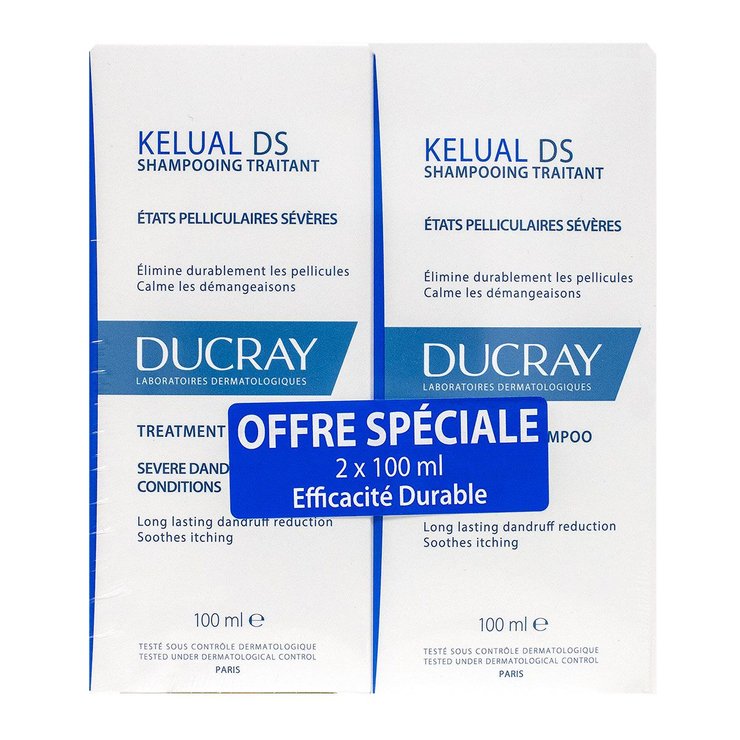 Kelual DS shampooing traitant squamo-réducteur 2x100ml