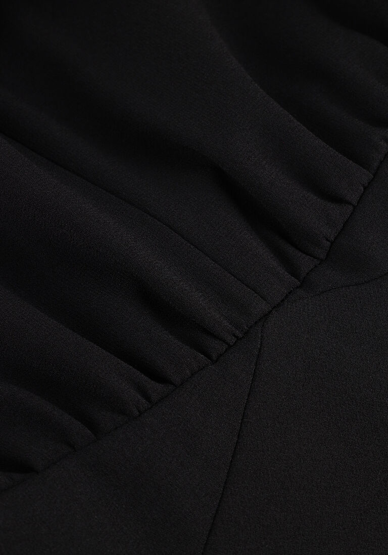 zwarte luisa cerano midi jurk 738624/1694-001