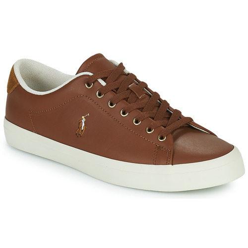 Polo Ralph Lauren - LONGWOOD-SNEAKERS-LOW TOP LACE Cognac