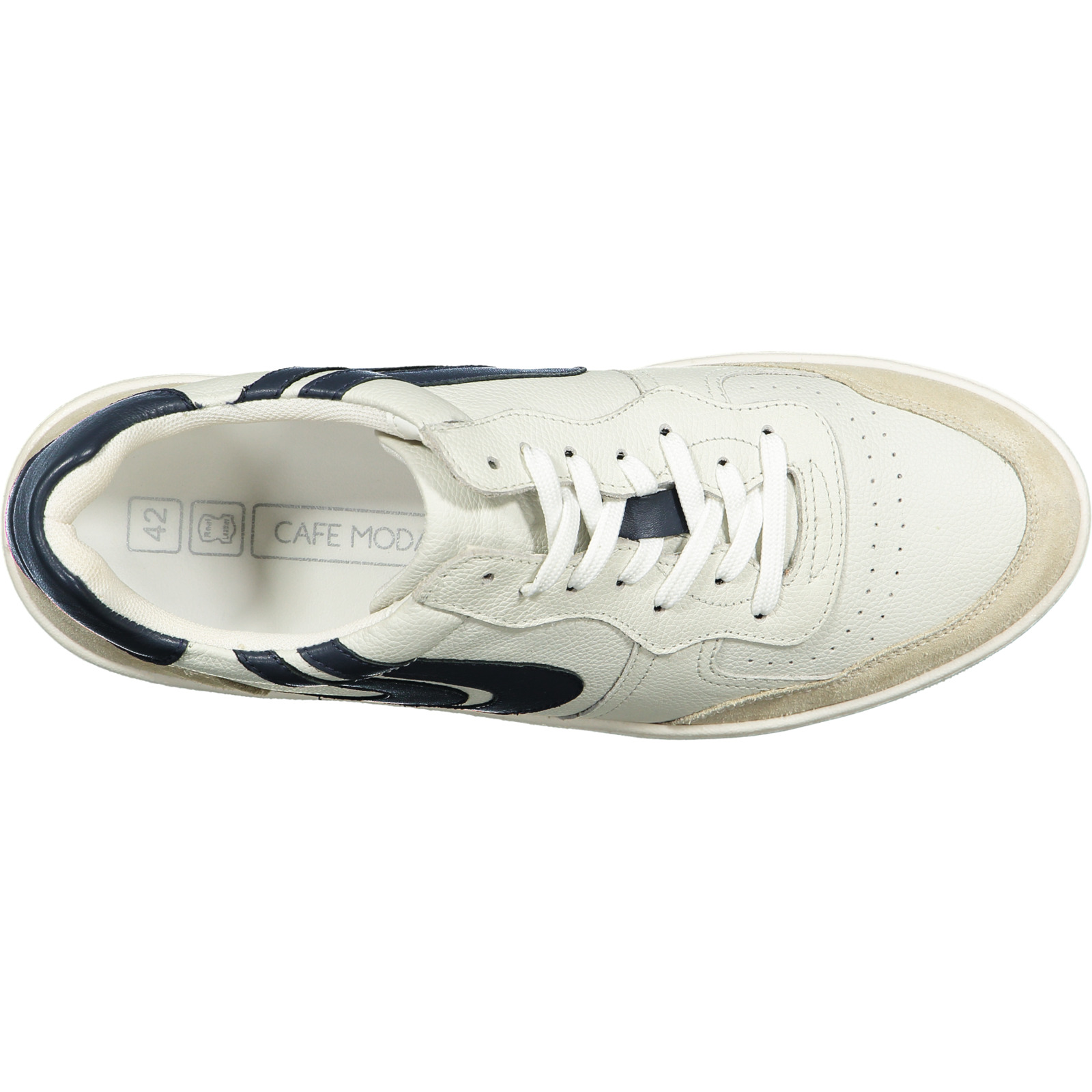 Cafe Moda Leder Sneaker Herren 42