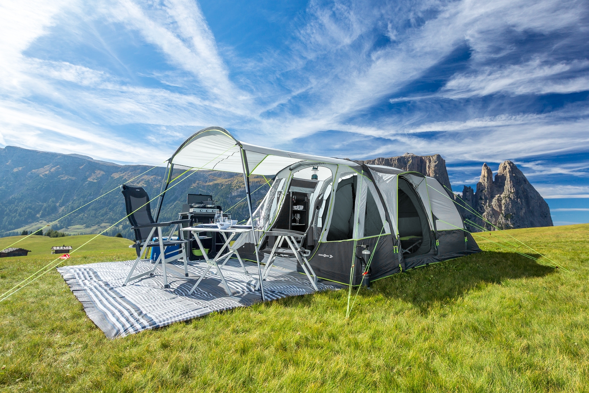 Brunner Bullet 5 Airtech aufblasbares Familienzelt