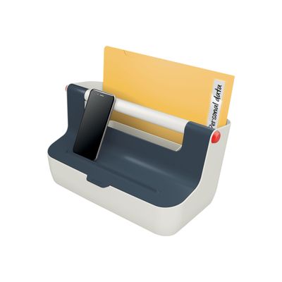 Leitz Cosy - Boîte de rangement organisateur de bureau - gris - plastique ABS