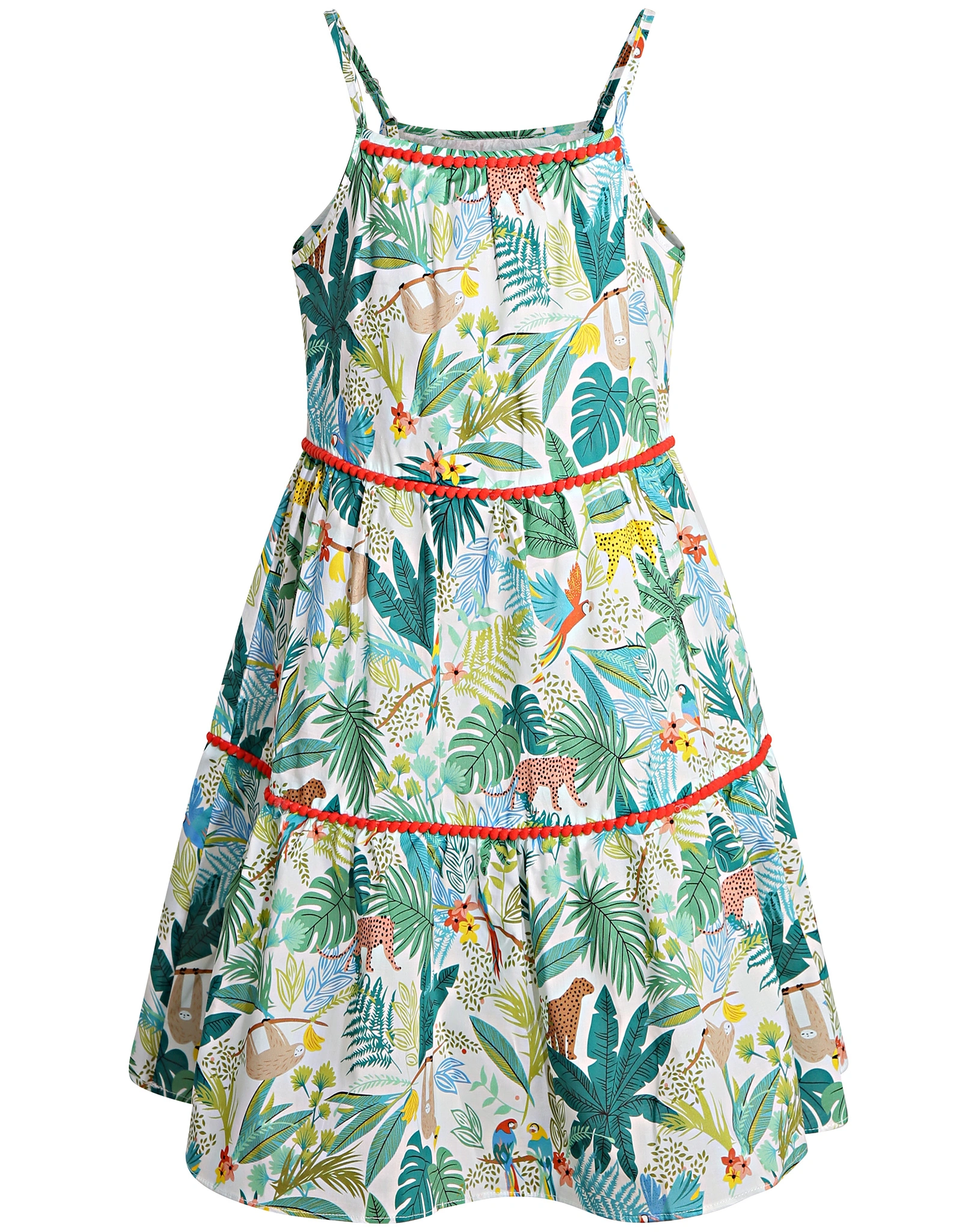 Träger-Kleid DSCHUNGEL in green