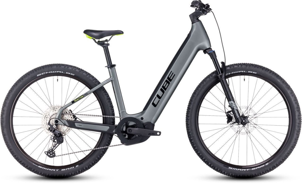 Cube Reaction Hybrid Pro 750 Easy Entry flashgrey´n´green kaufen | Bike-Discount