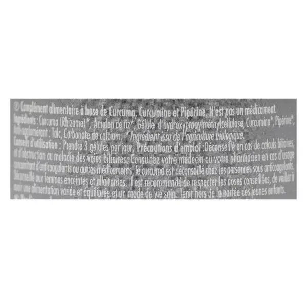 Superdiet Articulations Bio Curcuma Curcumine Piperine 120 gélules