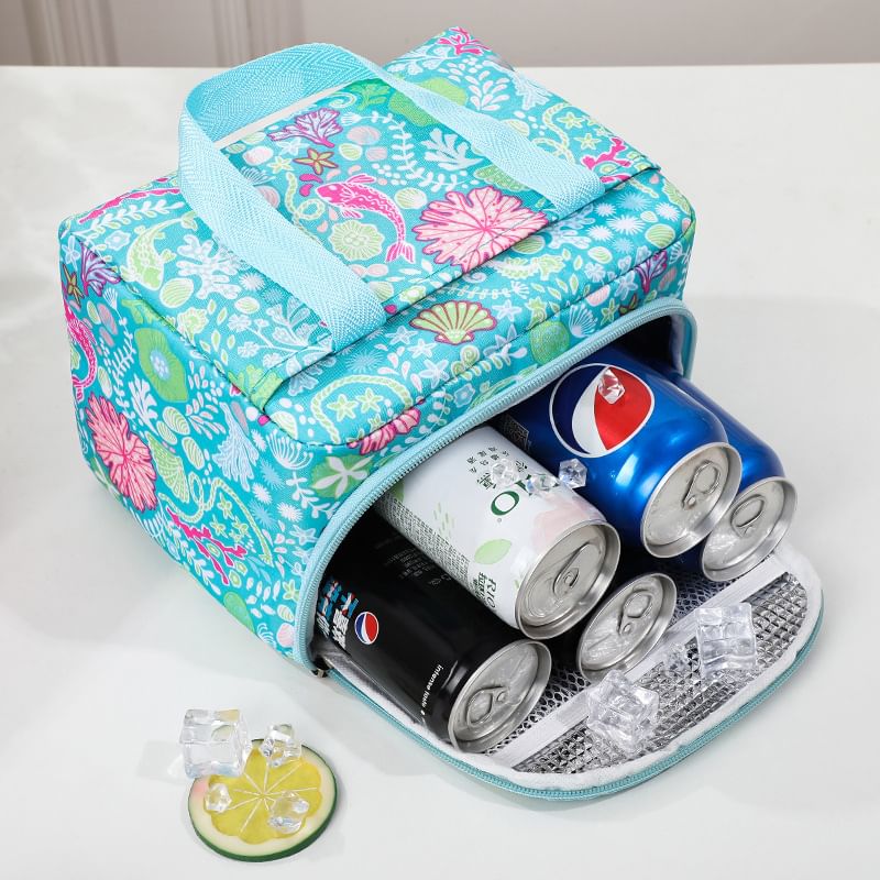 Schooltijd - Geïsoleerde lunchtas met print (verschillende ontwerpen)