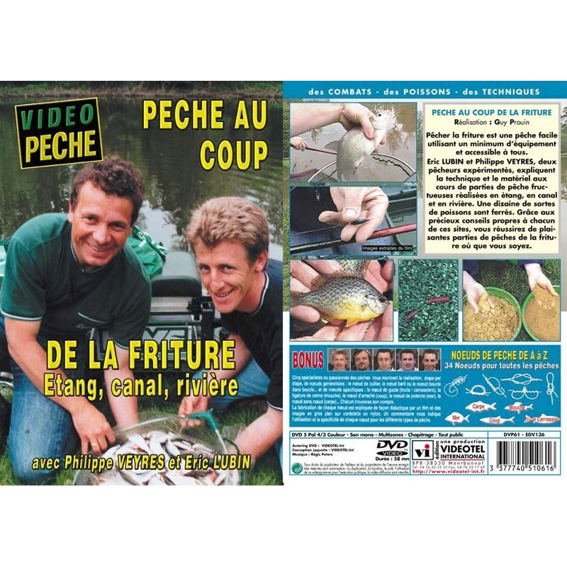 Dvd - Pêche Au Coup De La Friture