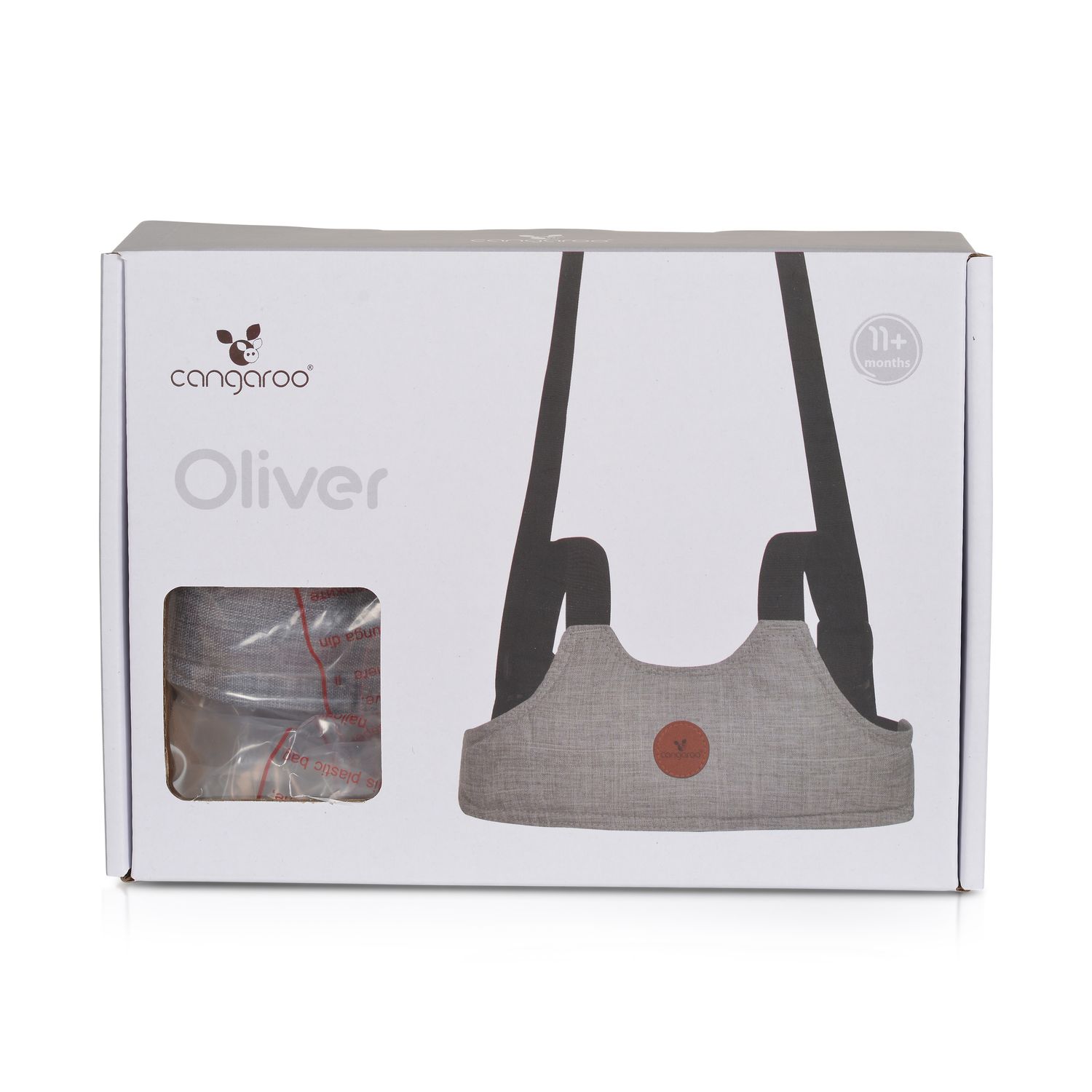 Cangaroo Babylaufgurt Oliver, Laufleine, Sicherheitsgurt, Riemen verstellbar blau