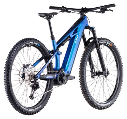 VTT Électrique Tout-Suspendu Cube Stereo Hybrid One44 HPC SLX 800 Shimano Deore XT 12V 800 Wh 27.5'' Bleu Nebula 2025