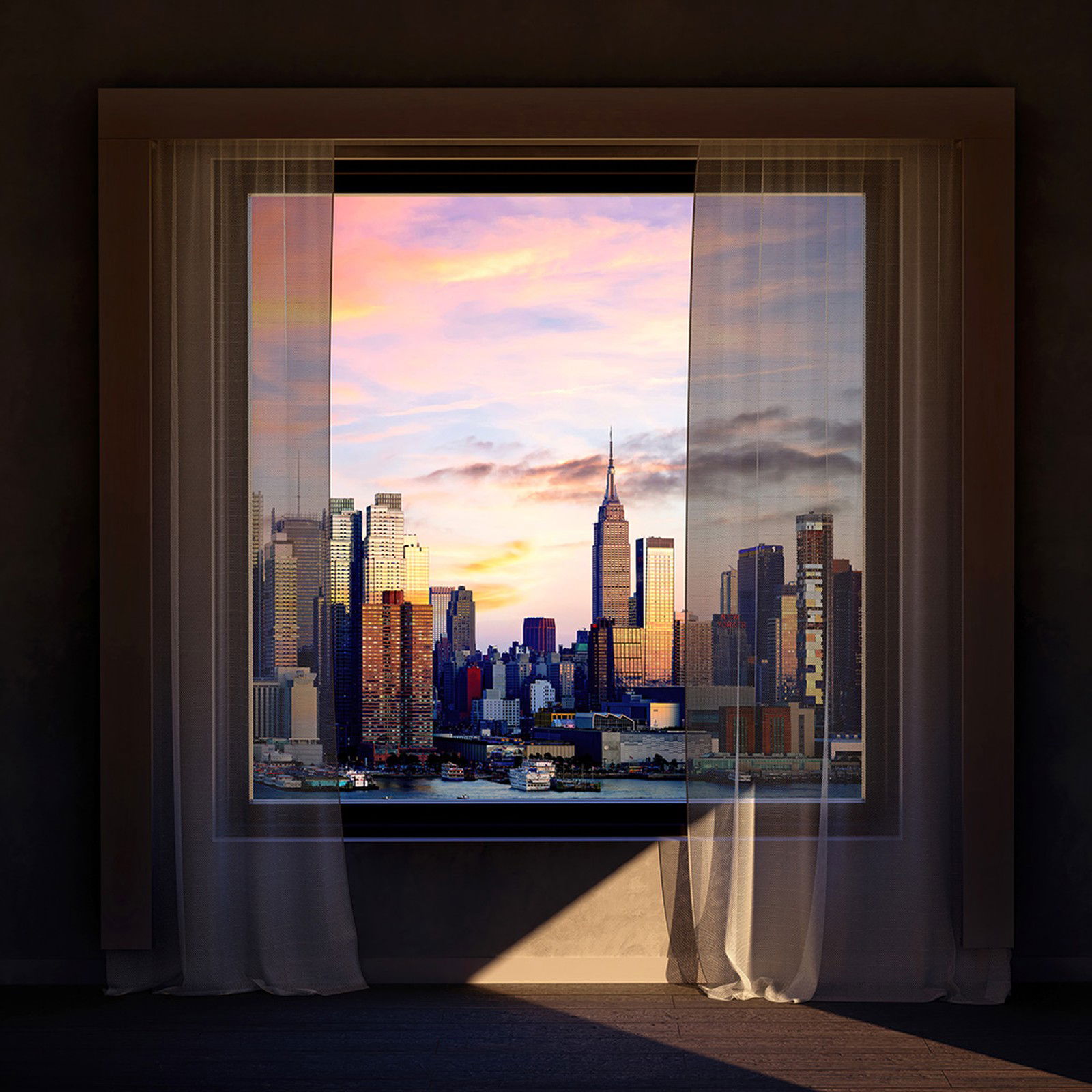 New York Voilage by Luc Dratwa - Limited Edition. Edition of: 150. Signed.